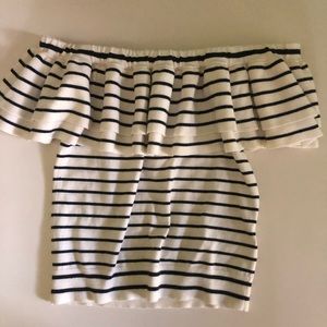 J. Crew off the shoulder top